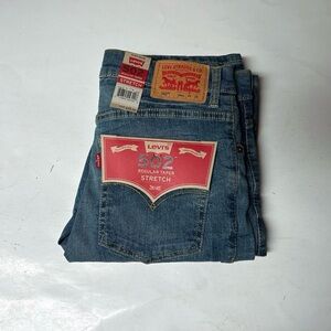 Levi's Boys 502 Regular Taper Stretch Jeans Size 18 Reg 29 x 29